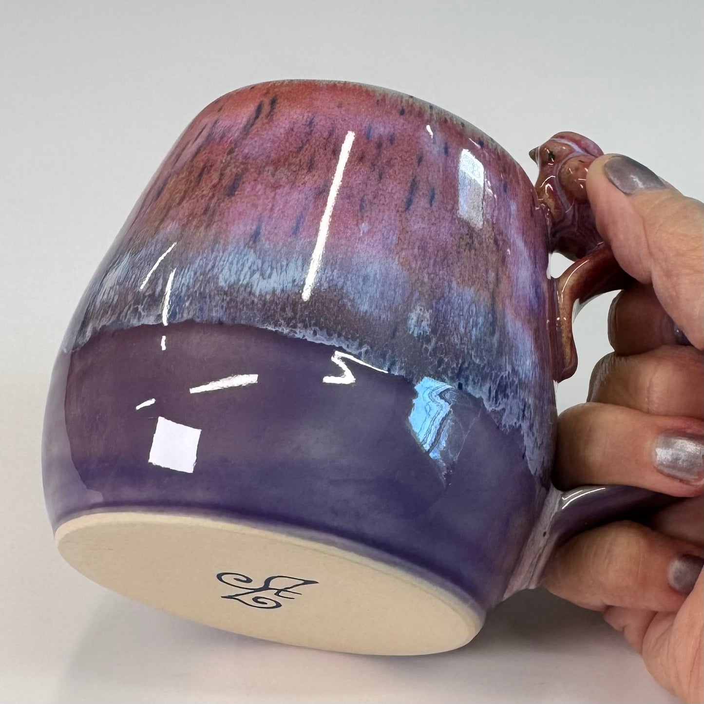 Sculpted bird cup - Stoneware