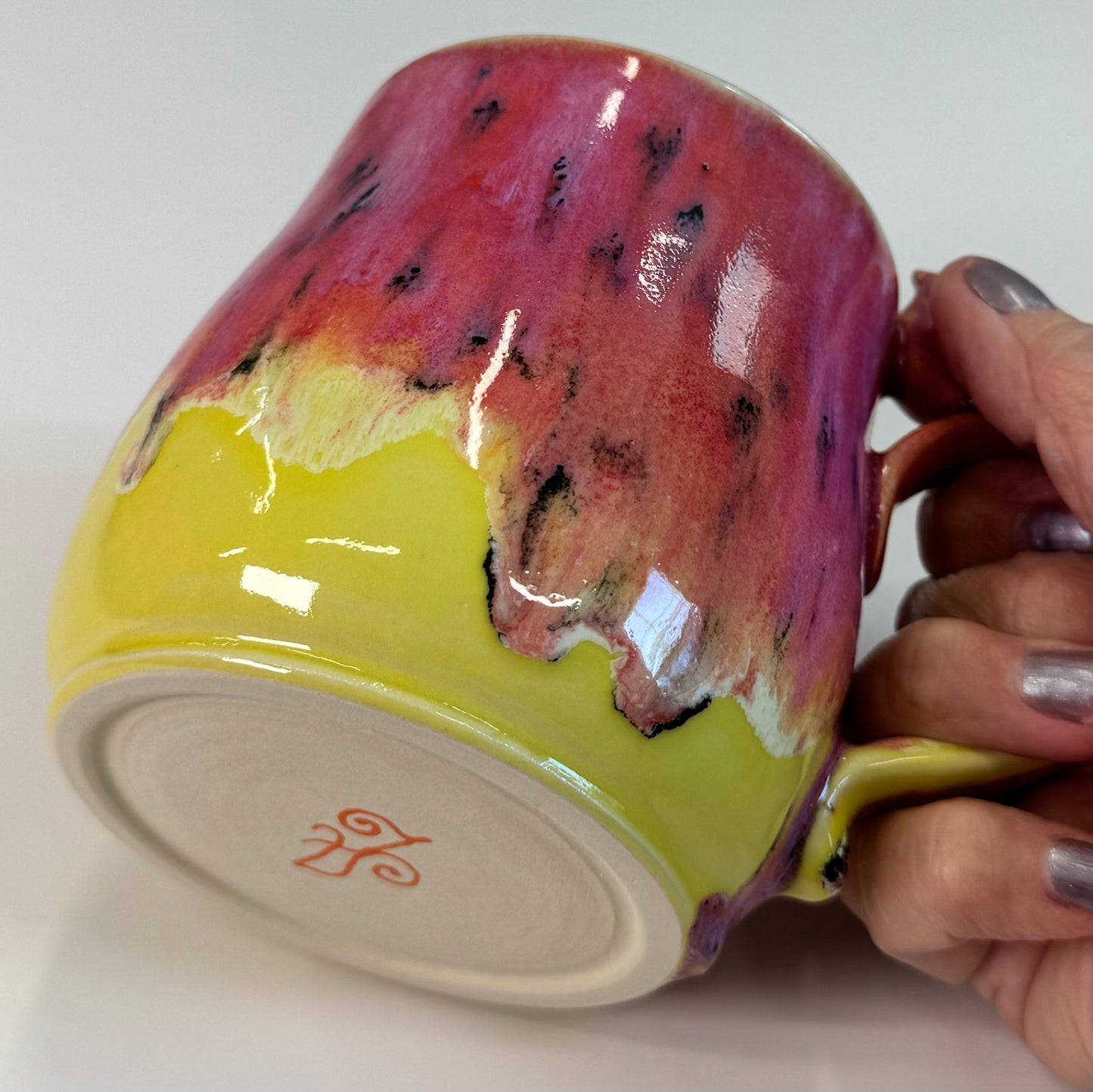 15 Sculpted bird cup - Stoneware