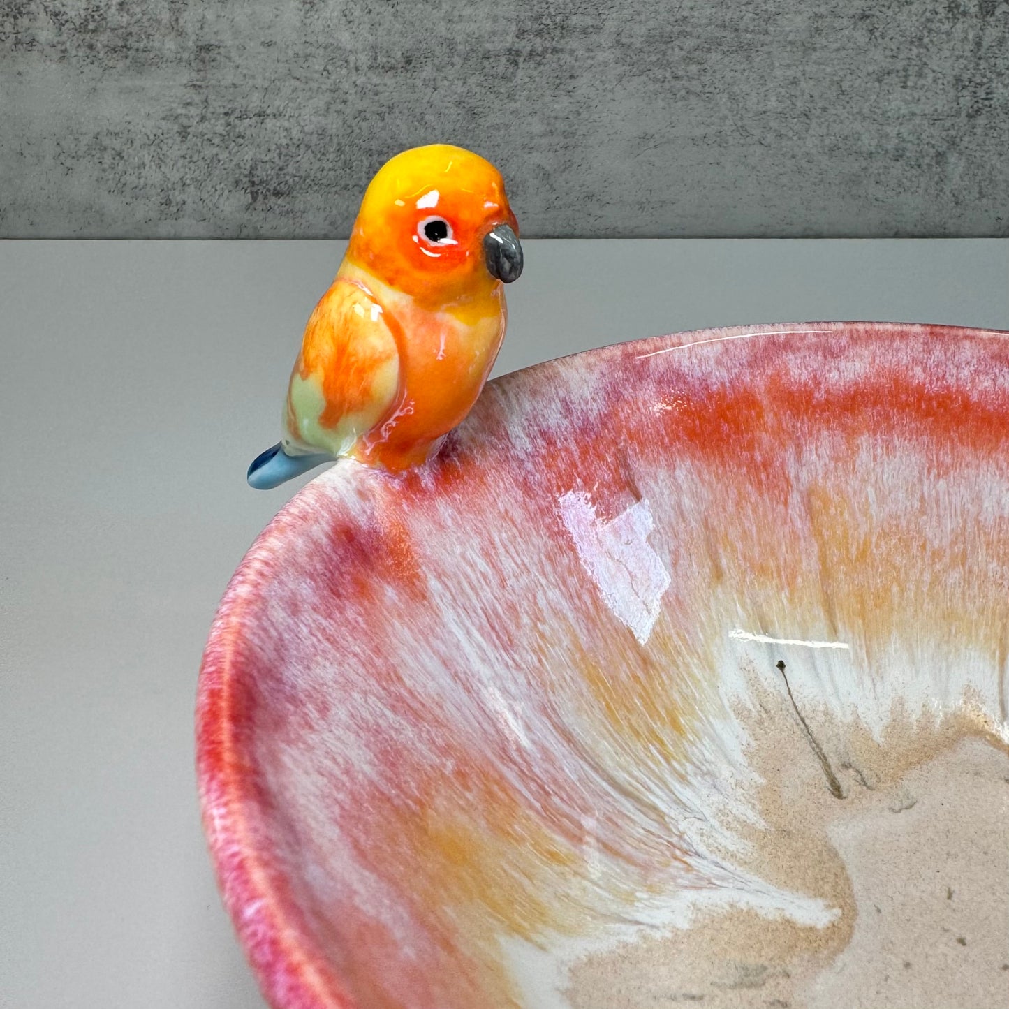 Sculpted Birds Bowl Serving Dish - Porcelain