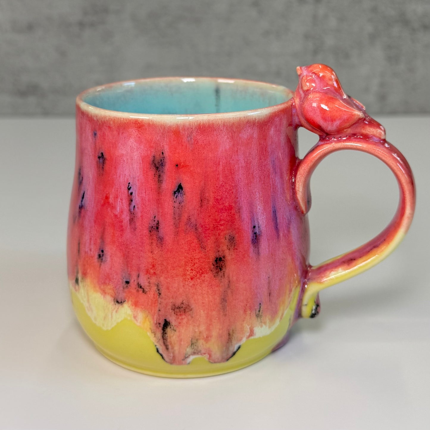 15 Sculpted bird cup - Stoneware