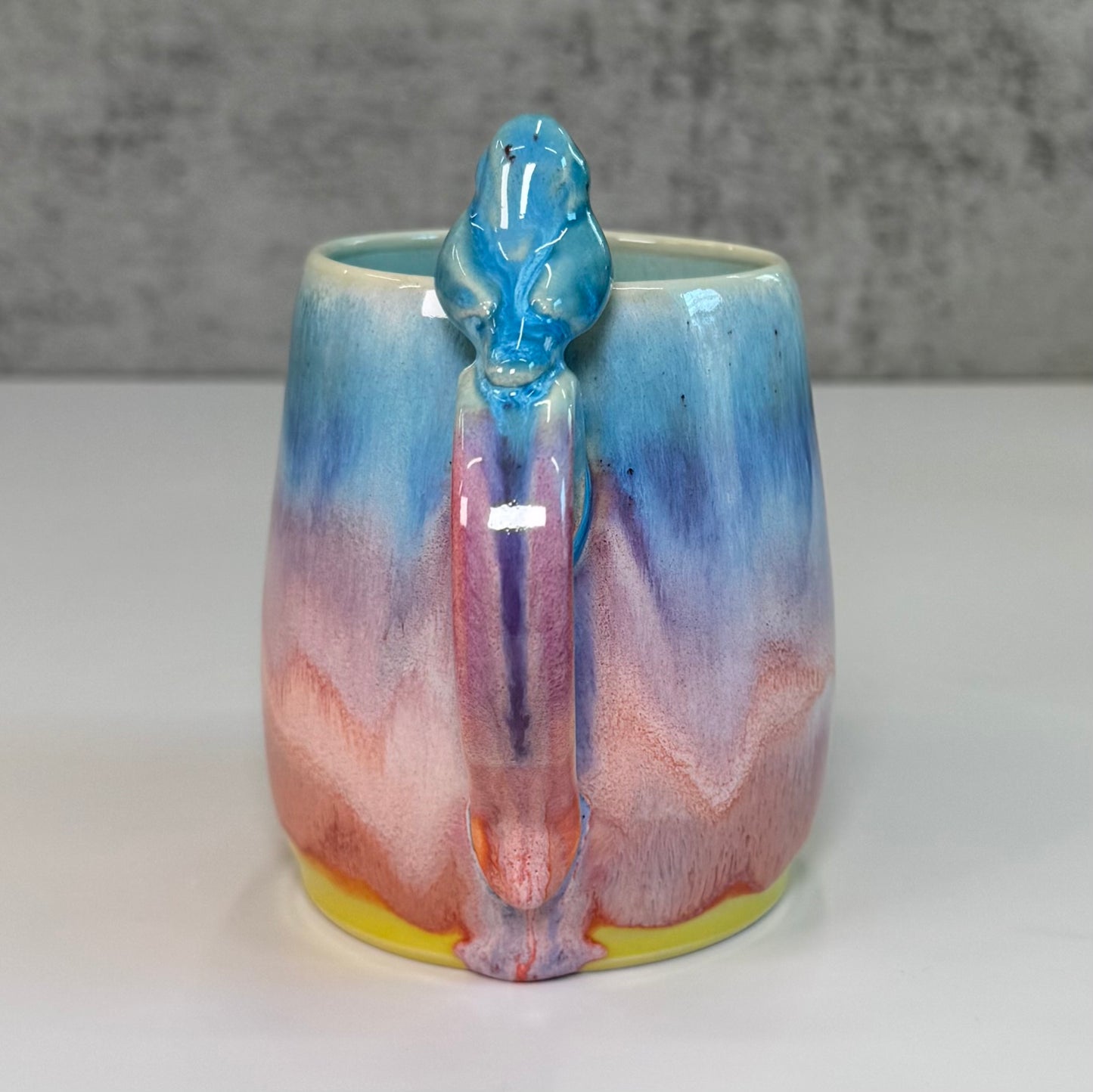 11 Sculpted bird mug - Stoneware