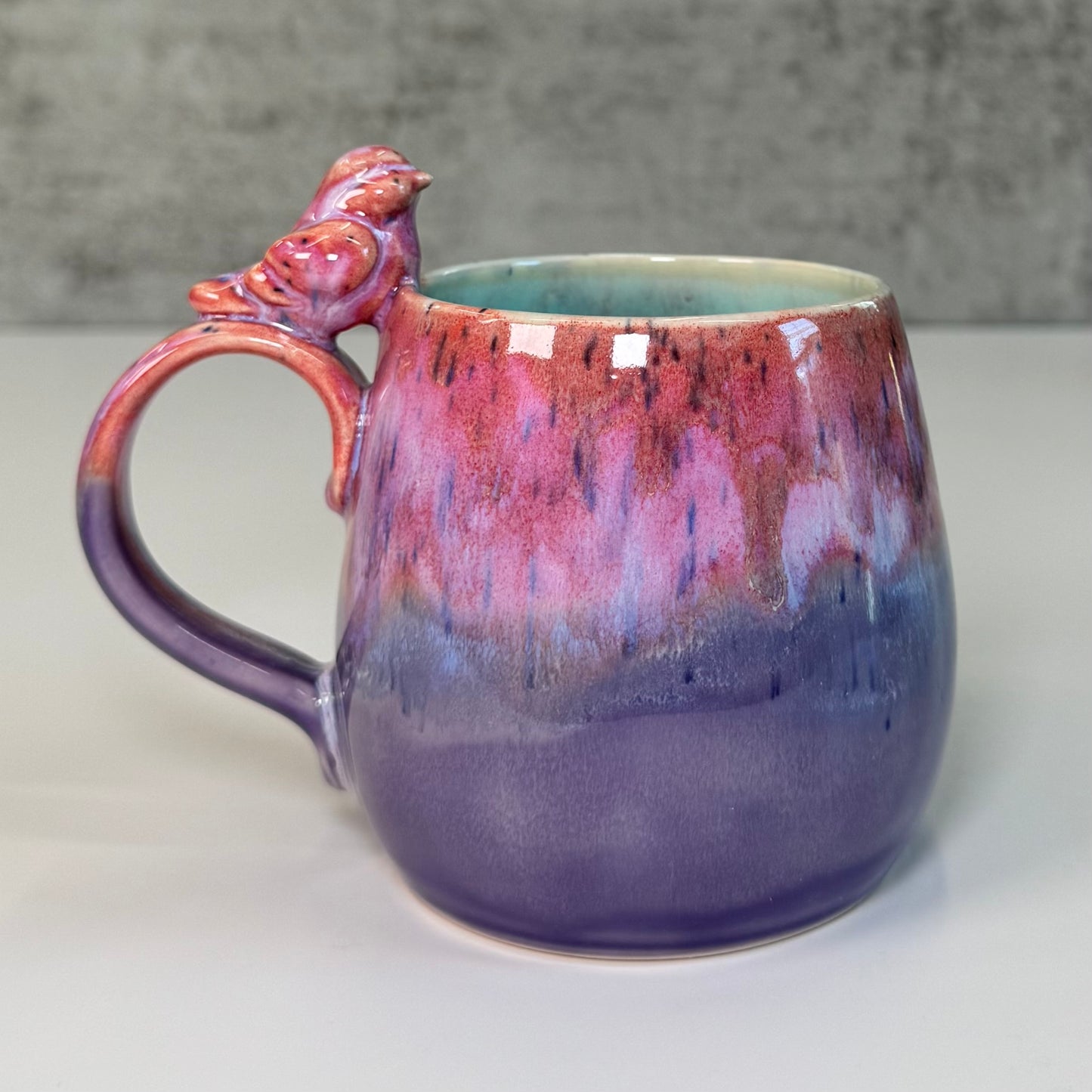 Sculpted bird cup - Stoneware