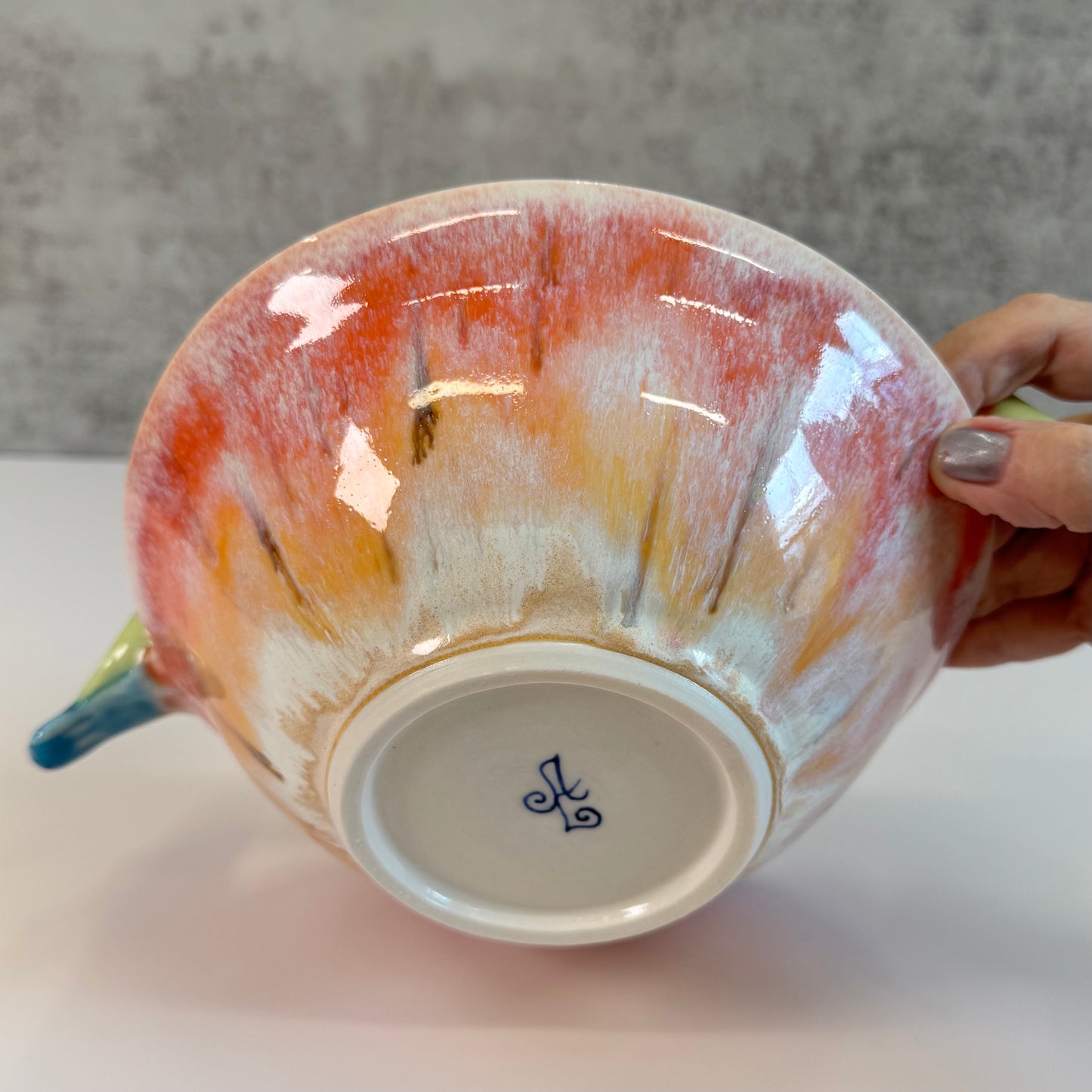 Sculpted Birds Bowl Serving Dish - Porcelain