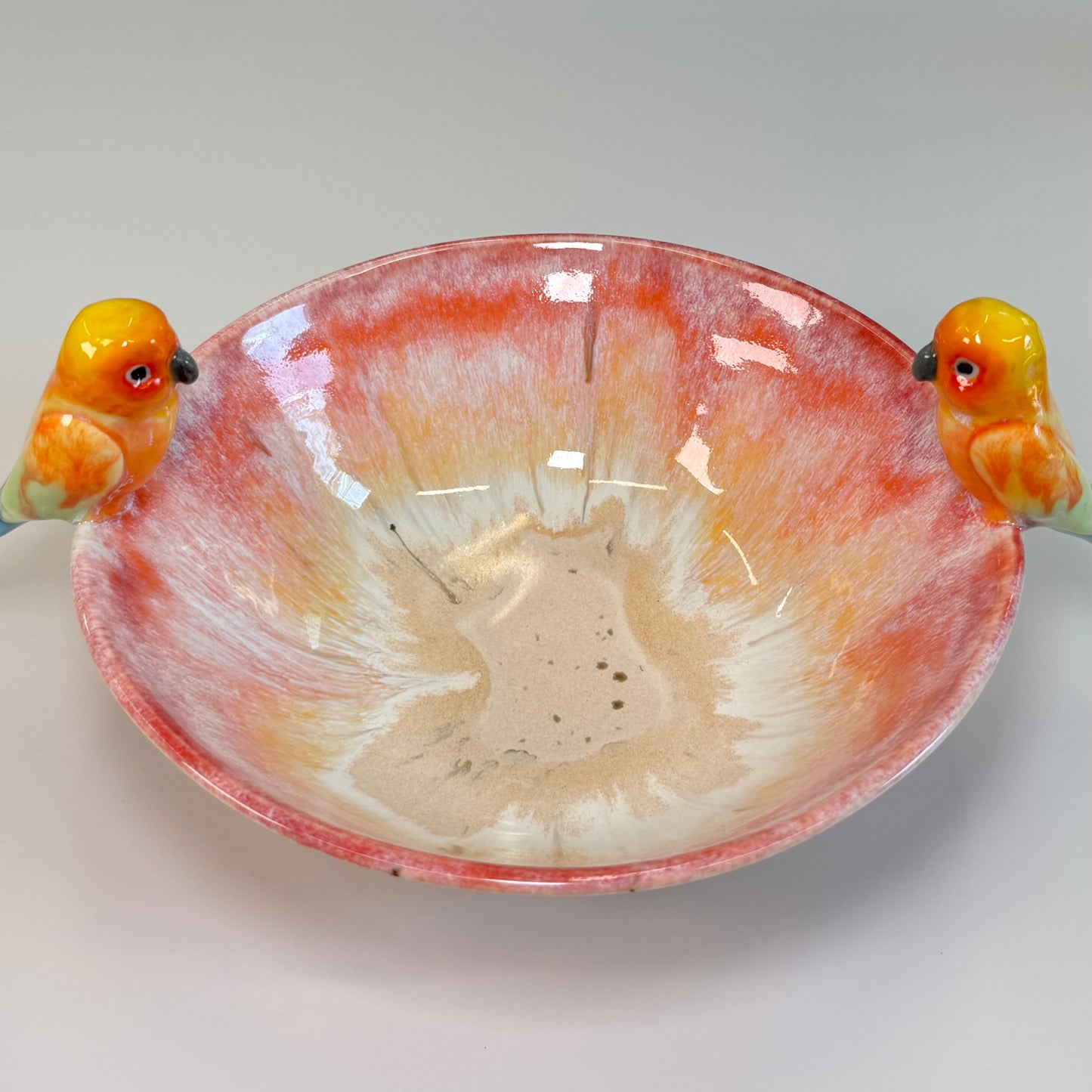 Sculpted Birds Bowl Serving Dish - Porcelain