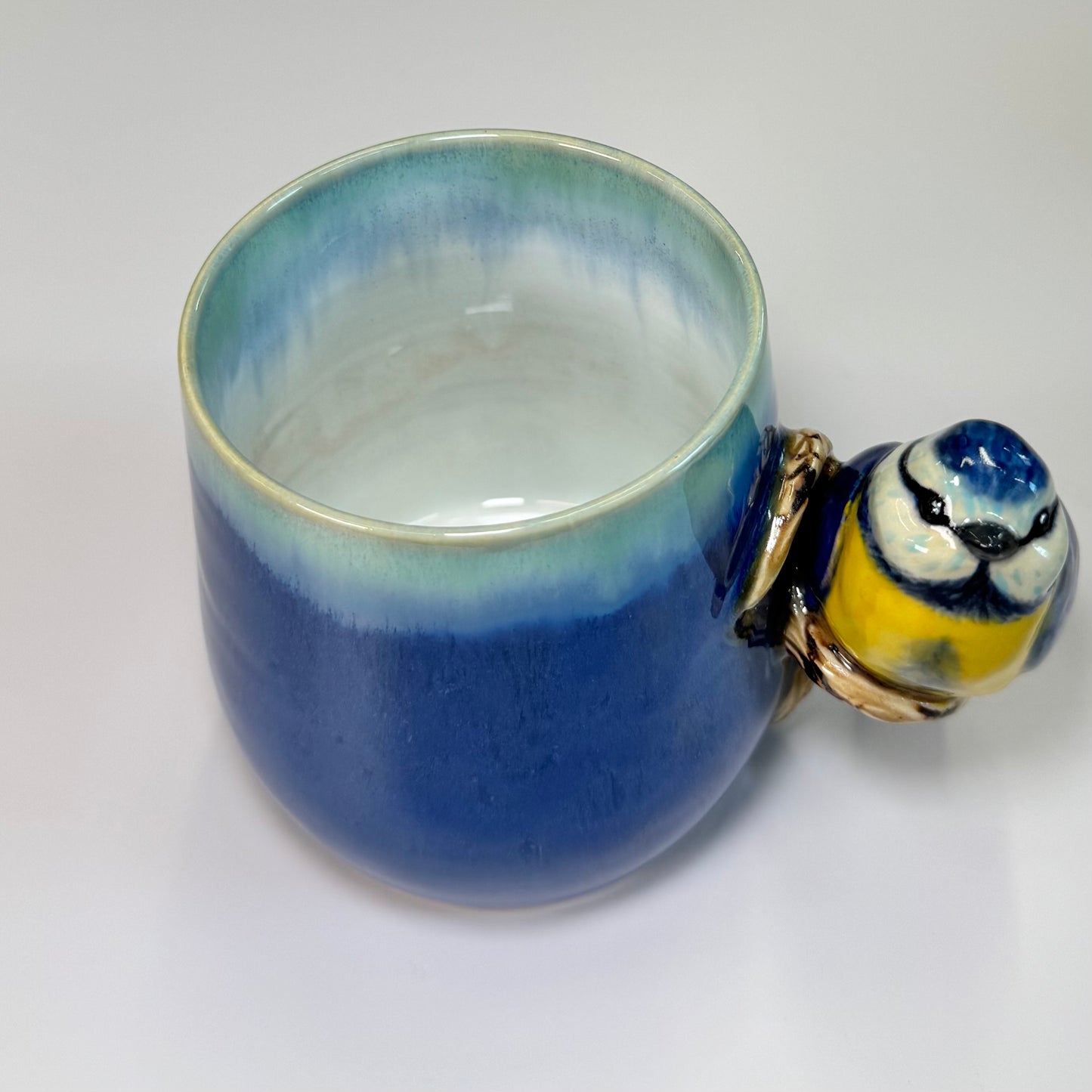 Sculpted bird cup - Stoneware
