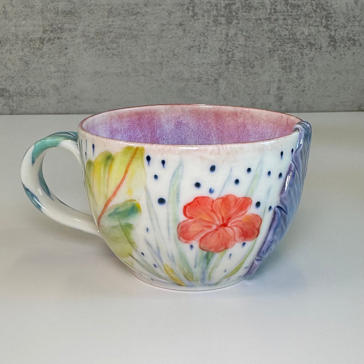 Sculpted Red-eyed Tree Frog Mug - Porcelain - Discounted