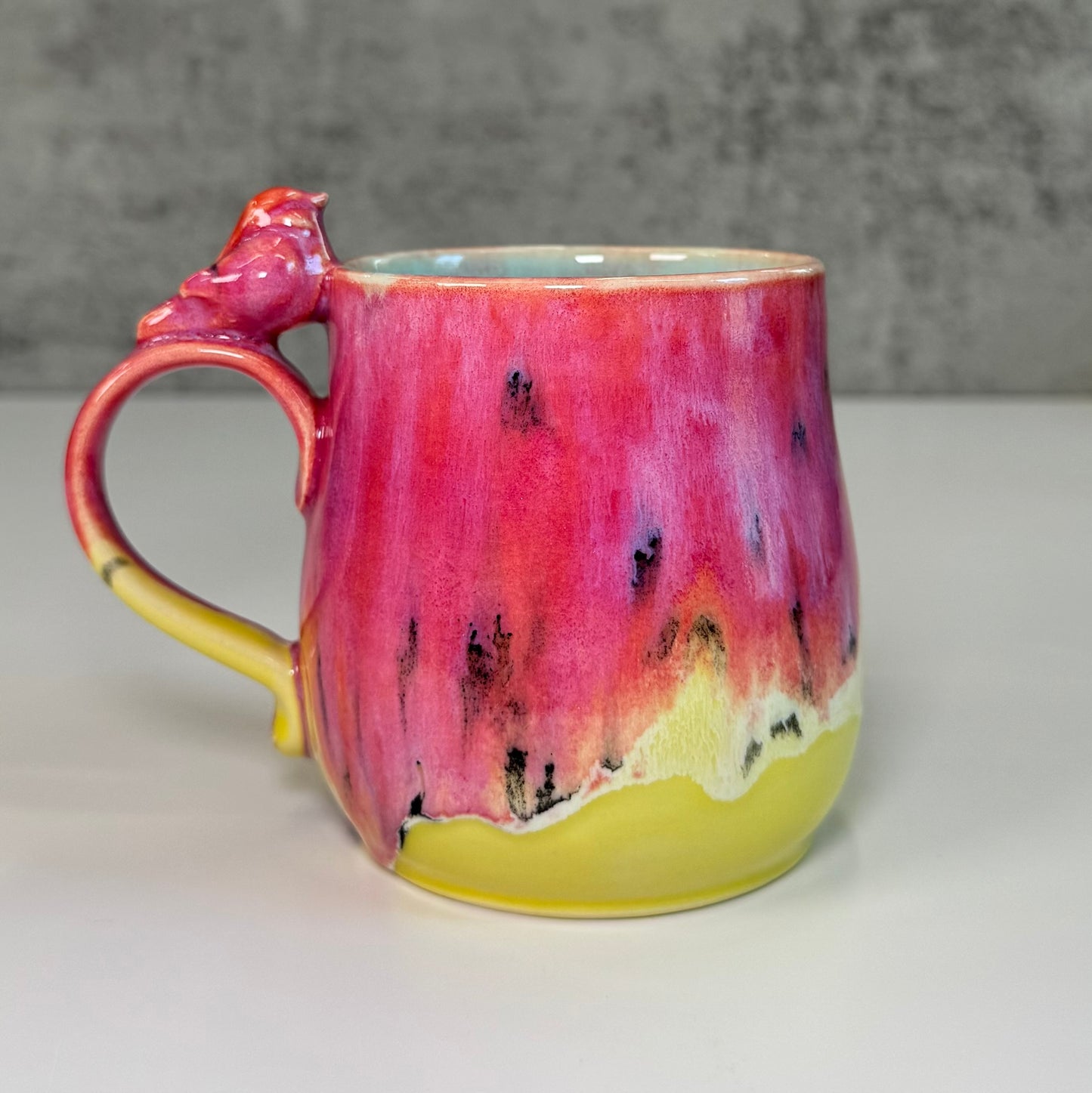 15 Sculpted bird cup - Stoneware