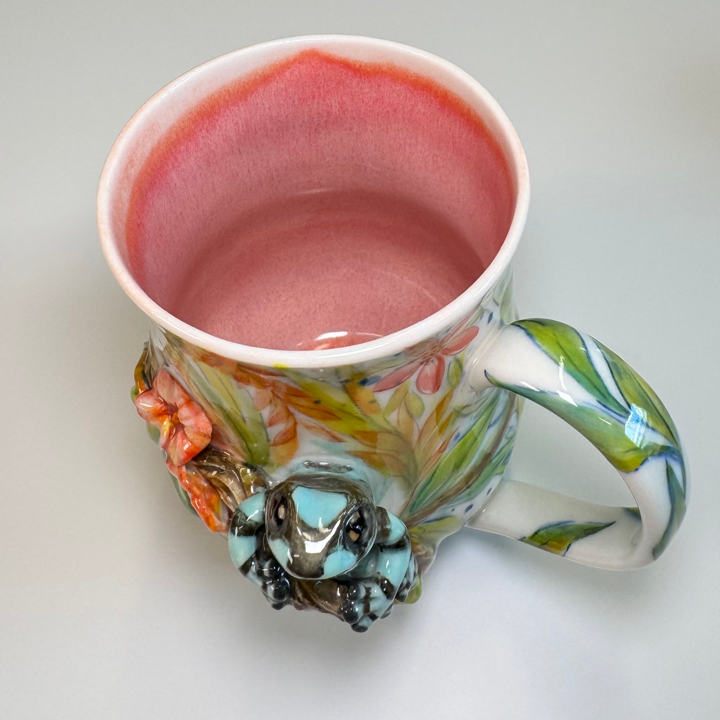 Sculpted Milk Frog Mug - Porcelain